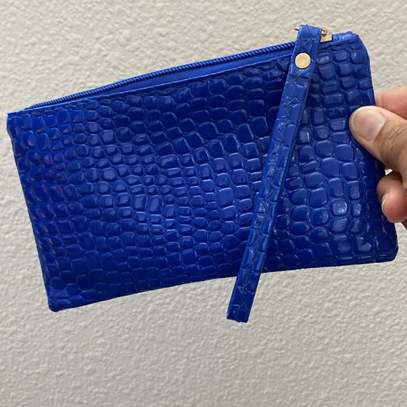 Blue Tiny Bag Cell Keys Pouch Mini Lipstick Cosmetic Makeup Bag - Picture 3 of 8